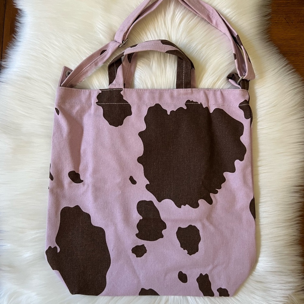 BAGGU DUCK BAG LAVENDER COW UO EXCLUSIVE